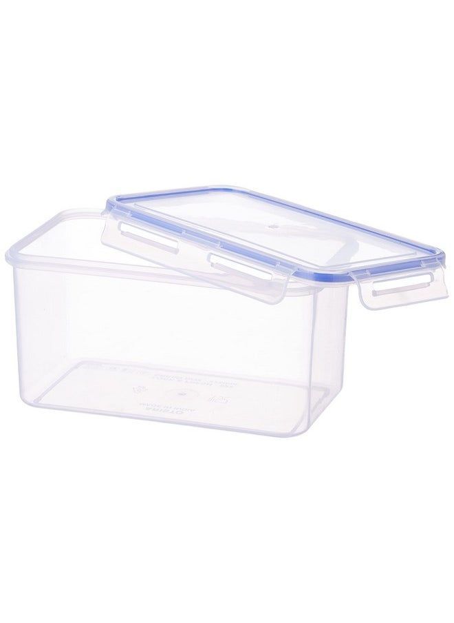 Aristo Lock & Fresh 222 Plastic Storage Container For Storing grains, pulses, rice, wheat etc- 2250 ML, Transparent Clear, large (LOCK&FRESH222) (22.5 x 13.5 x 12cm) - pzsku/Z1D49B1E6974ED9BAEC5FZ/45/_/1738306837/d939f625-a500-4374-b7bd-43f38a3e67bd