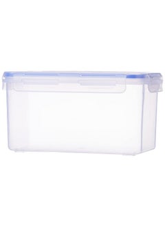 Aristo Aristo Lock & Fresh 222 Plastic Storage Container For Storing grains, pulses, rice, wheat etc- 2250 ML, Transparent Clear, large (LOCK&FRESH222) (22.5 x 13.5 x 12cm)  - Image 1