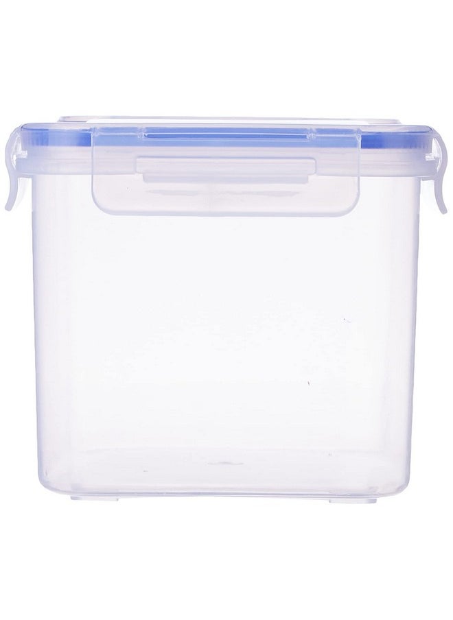 Aristo - Aristo Lock & Fresh 222 Plastic Storage Container For Storing grains, pulses, rice, wheat etc- 2250 ML, Transparent Clear, large (LOCK&FRESH222) (22.5 x 13.5 x 12cm) - Image 1