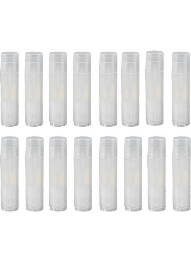 BesYouSel 5Ml Plastic Empty Lipstick Tubes Clear Lip Balm Containers Rotating Type Plastic Refill Lip Balm Tube With Cappack Of 50  - Image 1