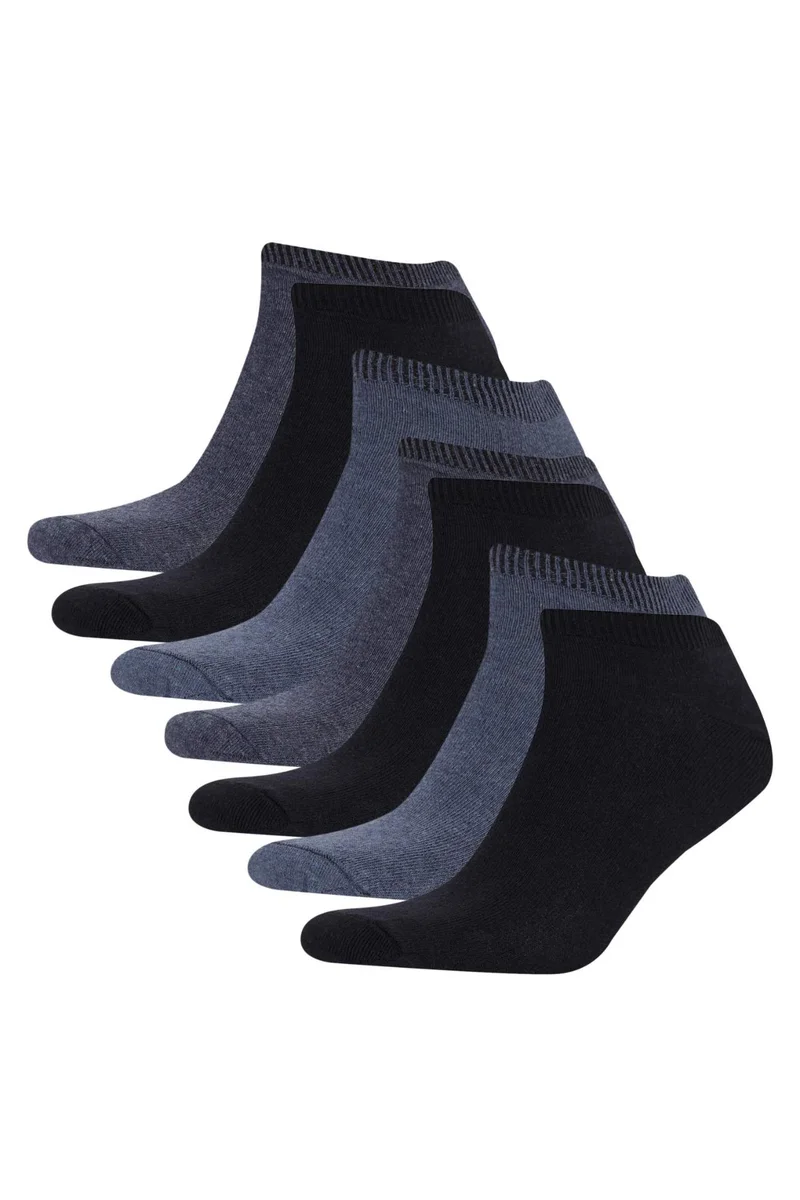 Defacto Men Cotton 7-Pack Short Socks