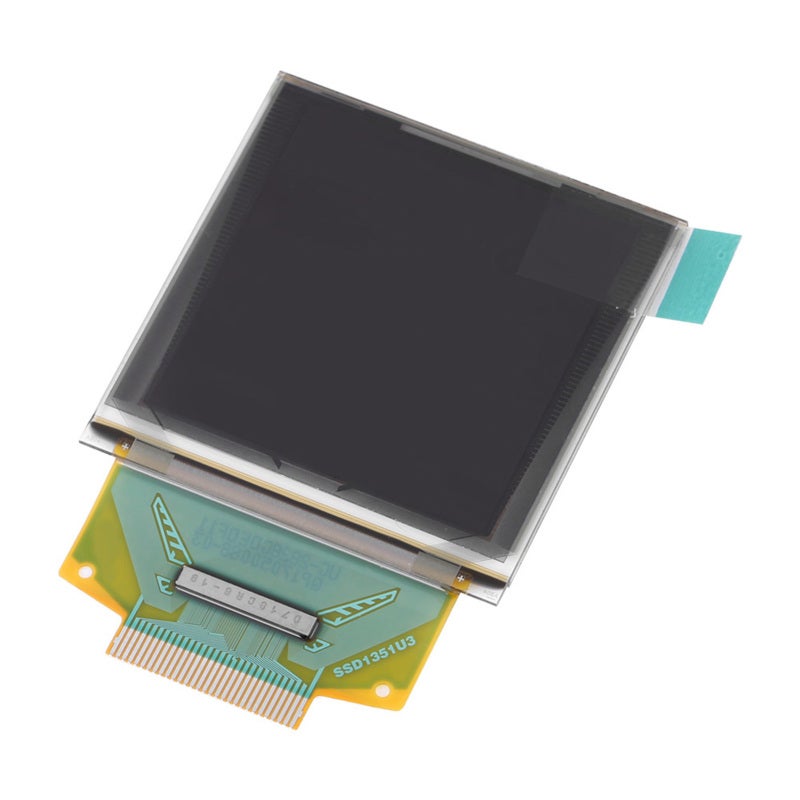 وحدة عرض OLED بوصة 1.5: دقة 128×128، ذات إضاءة ذاتية بدون مصباح خلفي، نسبة تباين عالية ووقت استجابة سريع - عرض ملون كامل للأجهزة MP3 والهواتف المحمولة والأجهزة الصحية الذكية - Image 3