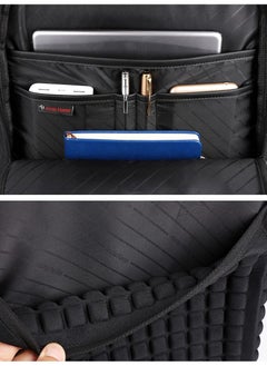 ARCTIC HUNTER B00120 15.6-Inch Casual Business Large Capacity Multi-Pockets USB Backpack Bag, Black  - Image 4