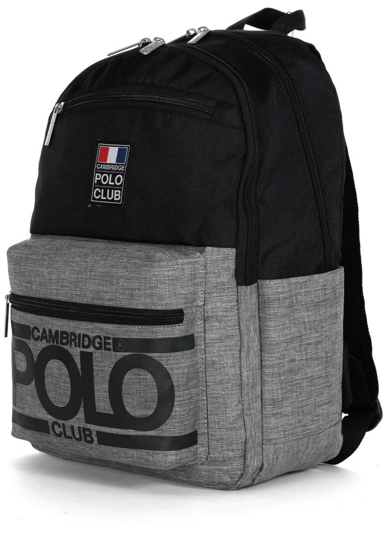 Cambridge Polo Club Street Style Four-Compartment Unisex Backpack