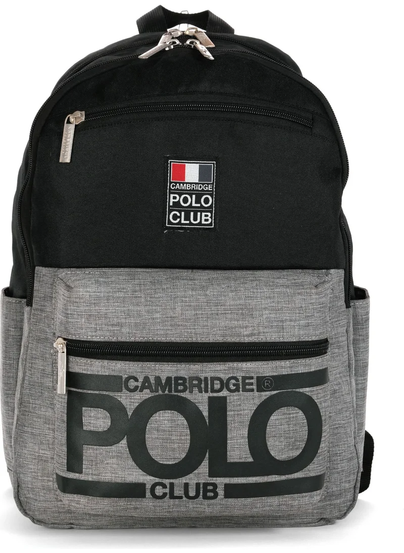 Cambridge Polo Club Street Style Four-Compartment Unisex Backpack