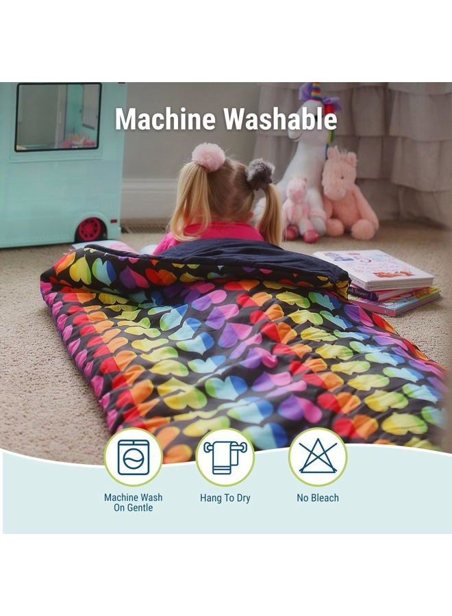 Wildkin Kids Sleeping Bags for Boys and Girls, Measures 57 x 30 x 1.5 Inches, Cotton Blend Materials Sleeping Bag for Kids, Ideal Size for Parties, Camping & Overnight Travel (Unicorn) - Image 4