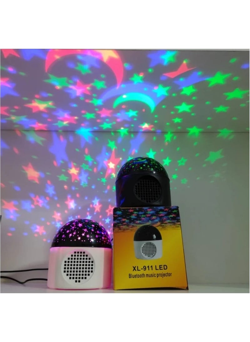 Generic - XL-911 Stage Bluetooth speaker Music Projector LED Party Light Pub Disco Stage Effect (Multicolour) - Image 1