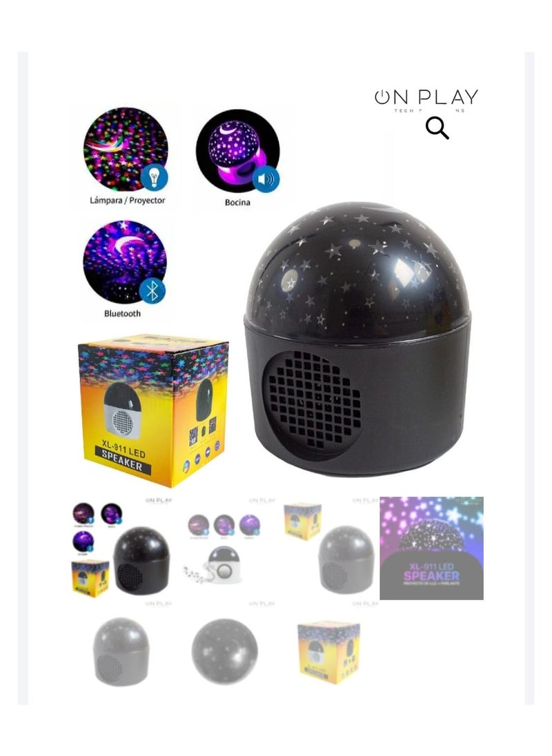 Generic - XL-911 Stage Bluetooth speaker Music Projector LED Party Light Pub Disco Stage Effect (Multicolour) - Image 1