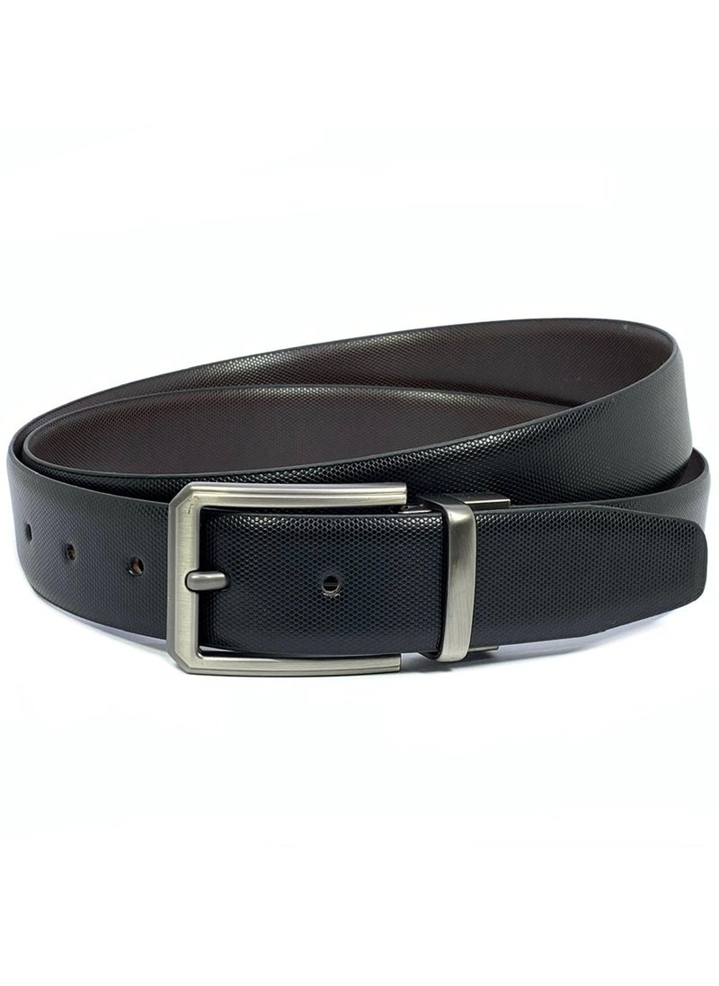 Focus Faux Leather Reversible Belt for Men Stylish Formal Belt with Adjustable Buckle – Black & Brown Men's Belt for Formal Wear, Trouser Belt, Gifts for Men - pzsku/Z1D4A27C49B46FF1B2824Z/45/_/1732281196/e0b9ae3d-a5e1-4214-a833-a264bb144b36