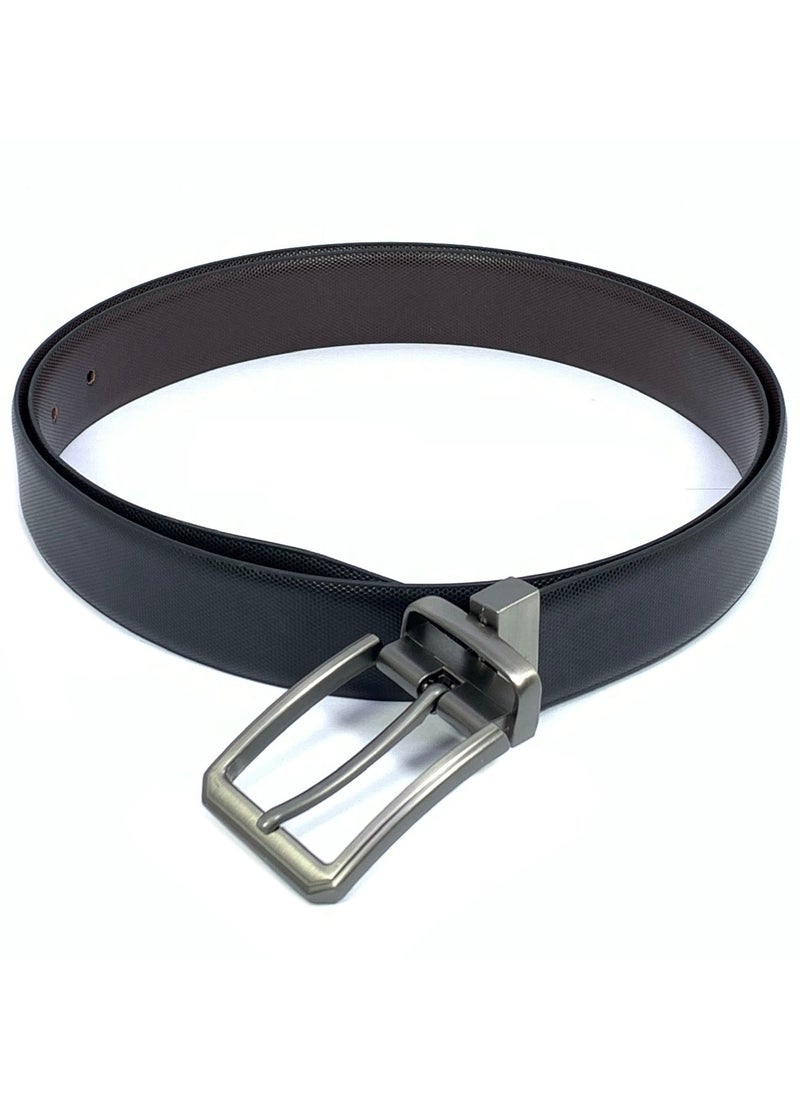 Focus Faux Leather Reversible Belt for Men Stylish Formal Belt with Adjustable Buckle – Black & Brown Men's Belt for Formal Wear, Trouser Belt, Gifts for Men - pzsku/Z1D4A27C49B46FF1B2824Z/45/_/1732281226/501fcf80-492a-4b48-9608-f39abc83825c