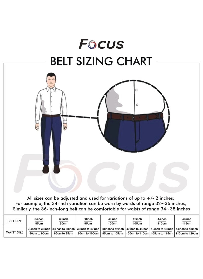 Focus Faux Leather Reversible Belt for Men Stylish Formal Belt with Adjustable Buckle – Black & Brown Men's Belt for Formal Wear, Trouser Belt, Gifts for Men - pzsku/Z1D4A27C49B46FF1B2824Z/45/_/1732281236/d0b7177a-4827-4ac3-b4cf-bf8b88905a5b