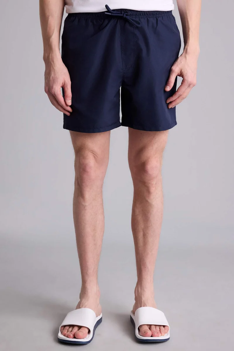 Defacto  Mesh Lined Short Length Swim Shorts for Men | Best Price UAE