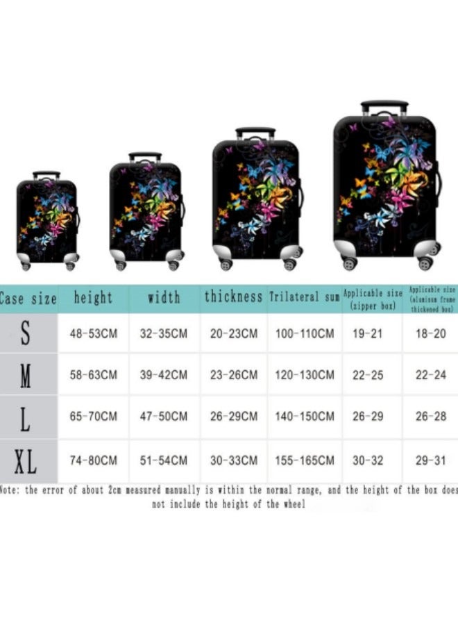 GGEROU Travel Luggage Cover Spandex Suitcase Protector Washable Baggage Covers (for 18-32 inch luggage) Premium Elasticated Luggage Protector - Image 3