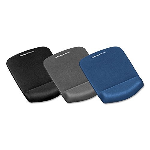 Fellowes PlushTouch Foam Mouse Pad Wrist Support with MICROBAN - Blue (9287301) - Image 2