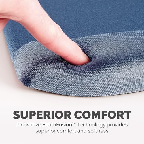 Fellowes PlushTouch Foam Mouse Pad Wrist Support with MICROBAN - Blue (9287301) - Image 3