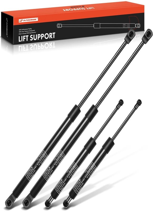 A-Premium Front Hood and Rear Tailgate Lift Supports Shock Struts Compatible with Select Lexus Models - LS430 2001 2002 2003 2004 2005 2006 Sedan - Replace# 5344059065, 6453050030(4PC Set) - Image 1