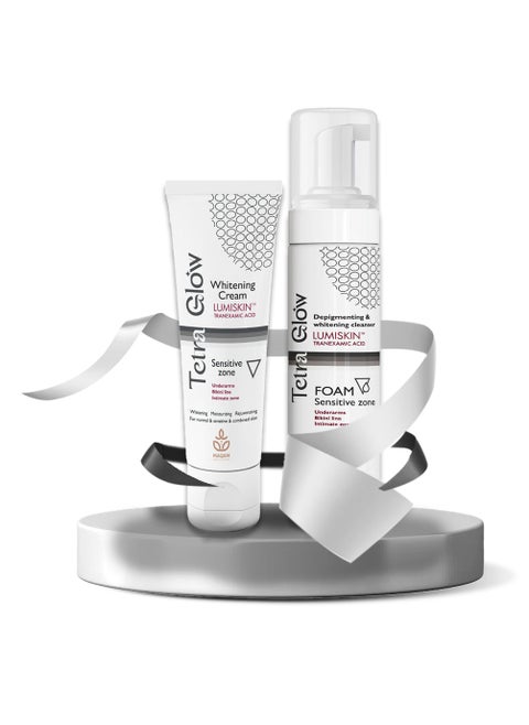 Tetra Glow Sensitive Zone Whitening Routine (Packaging of 2)