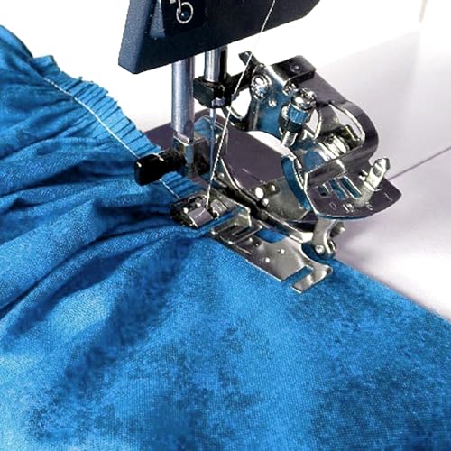 FIKLOTA Ruffler Attachment Presser Foot for Low Shank Singer, Brother, Janome, Juki, Babylock, Elna, Kenmore, White, Necchi, Simplicity, Euro-Pro, New Home, and More Sewing Machines #55705 - Image 4