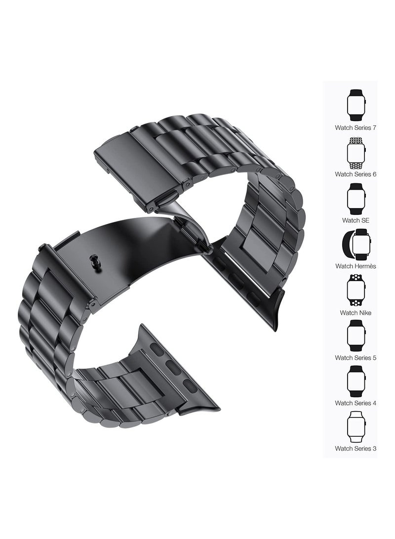 Stainless Steel Metal Watchband for iWatch 42/44/45mm - Image 3
