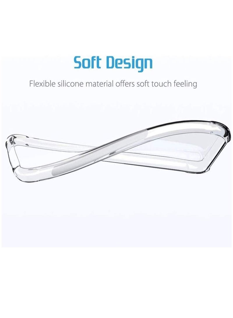ليدين Samsung Galaxy M51 Case Cover Clear Transparent Reinforced Corners TPU Shock-Absorption Flexible Cell Phone Cover for Samsung Galaxy M51 (Clear) - Image 4