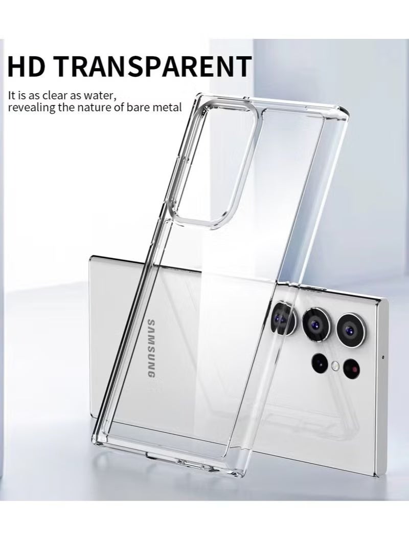 Galaxy S25 Ultra Protective Cover Transparent Anti Yellowing, Shockproof & Scratch-Resistant - Image 2