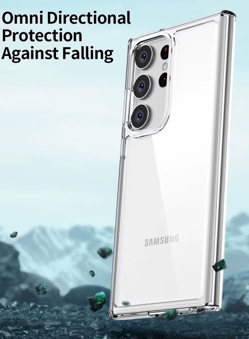 Galaxy S25 Ultra Protective Cover Transparent Anti Yellowing, Shockproof & Scratch-Resistant - Image 5
