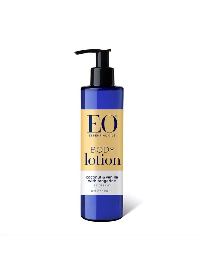 EO Body Lotion, Coconut and Vanilla, 8 Ounce - Image 1