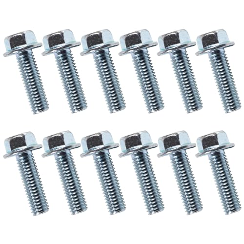 BEONEO 551664 for Chevy Intake Manifold Bolt 3/8-16x1 Chevrolet V8 Small Blocks 265 283 305 327 350 383 400 1955-1995 for MS 90314-2 Intake Manifold Gasket Zinc Coated 12 Bolts Gen I Heads - Image 2