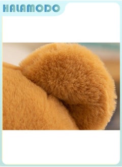 HALAMODO Butter Bear Plush Toy with Bone-Shaped Flower in Hand - A 25cm Adorable Cartoon Doll for Hugging, Perfect as a Birthday Gift, and an Ideal Decor for Bedroom, Living Room, and Desk  - Image 4