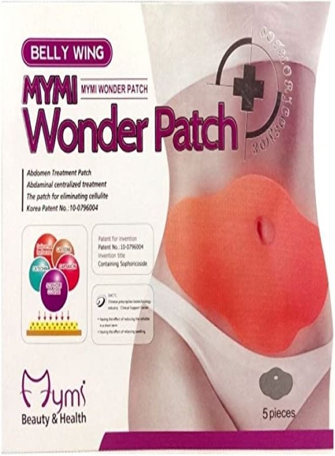 Mymi Wonder Patch Belly Wing Slimming Patch 5 Pcs