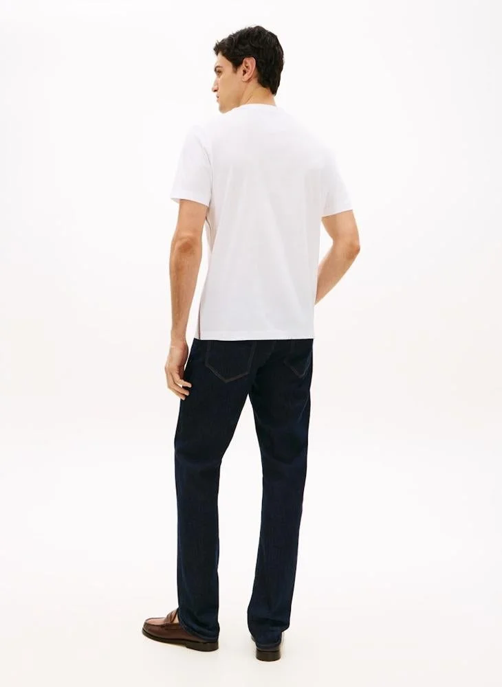 TOMMY HILFIGER  Global Stripe Side Seam Jersey T-Shirt for Men | Best Price UAE