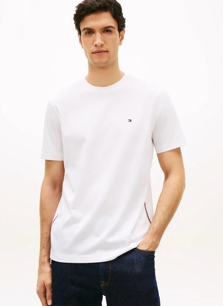 Global Stripe Side Seam Jersey T-Shirt