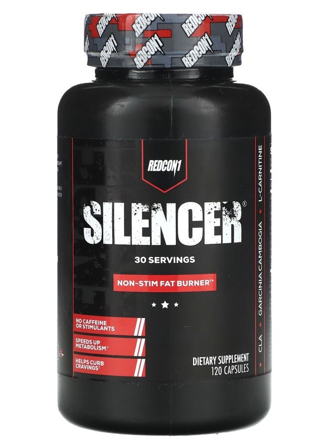 REDCON1 Silencer NonStim Fat Burner 120 Capsules