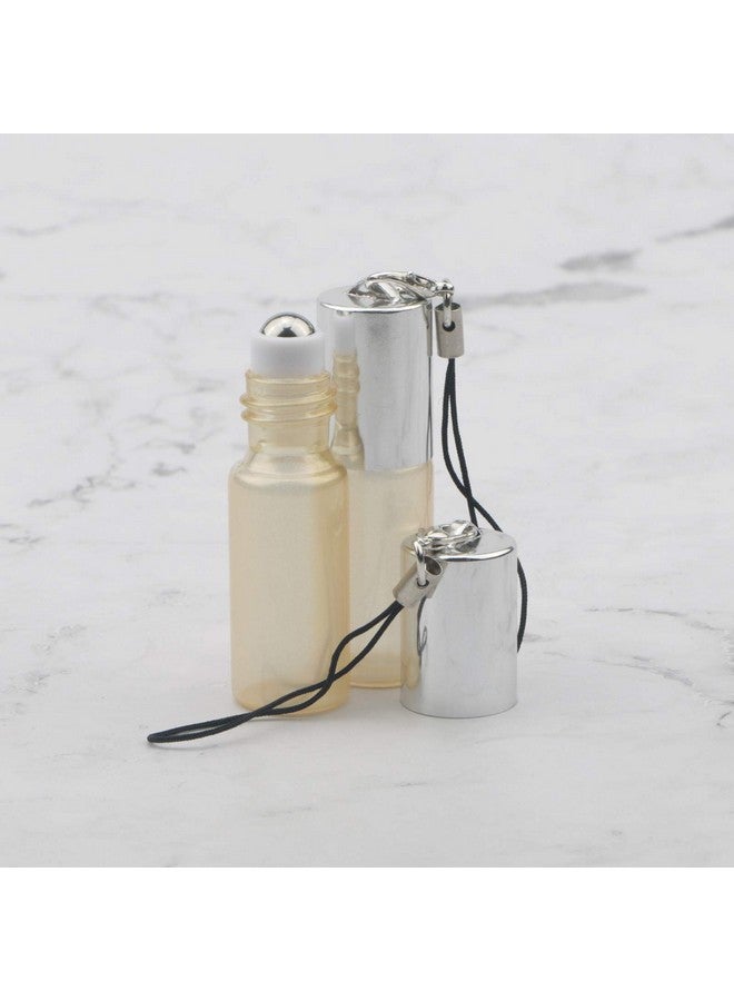 NewZoll Glass Roll-On Bottles Set, 10Pcs 5Ml Roller Bottles With Opener, Stainless Steel Roller Balls Roller Bottles Vials For Essential Oil Fragrance Perfume Aromatherapy Lip Balms, Yellow  - Image 5