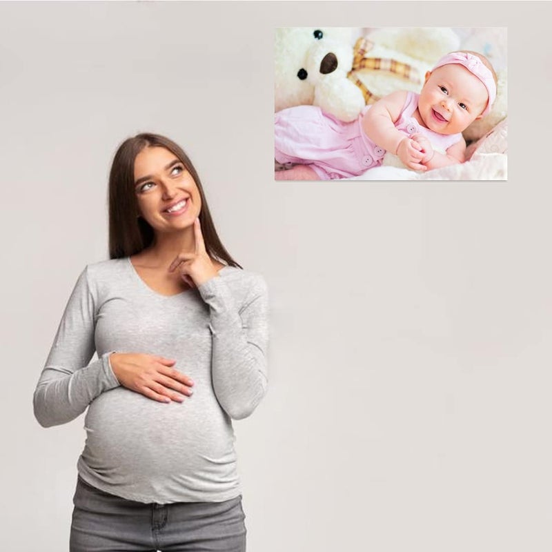 PAPER PLANE DESIGN New Born Baby GirlBoy Poster for Wall Pregnant Women Cute Large Posters in Room Bedroom With Big Size Matt Finish Size 12 x 18 Inch Single Photo - Image 3