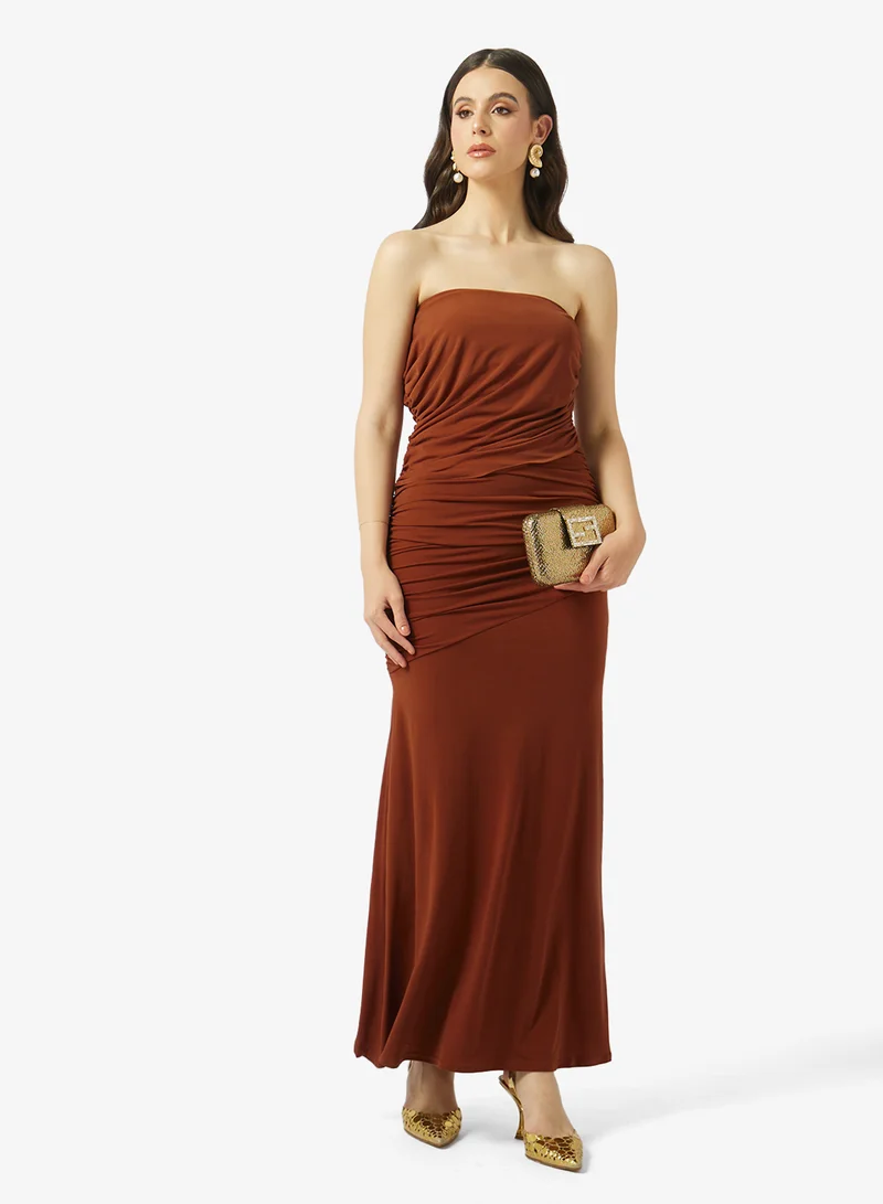 Tfnc  One Shoulder Bodycon Maxi Dress for Women | Best Price UAE