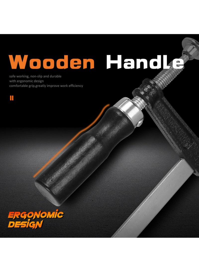 KSEIBI Industrial F-Clamp - Heavy-Duty Clamping Tool for Secure Holding in Woodworking and Metalworking Applications  - Image 5