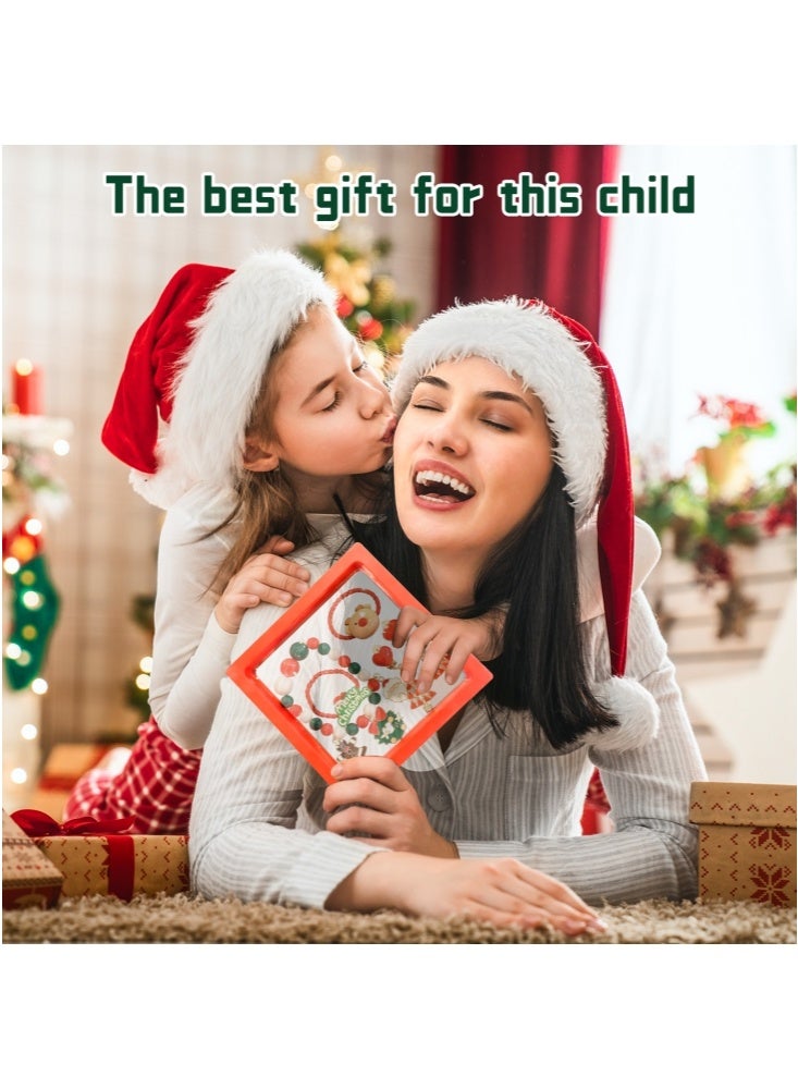 GGEROU مجموعة أساور هدايا عيد الميلاد، مجموعة مجوهرات عيد الميلاد اليدوية الممتعة واللطيفة التي تتميز بأساور بتصميم مشبك - Image 3