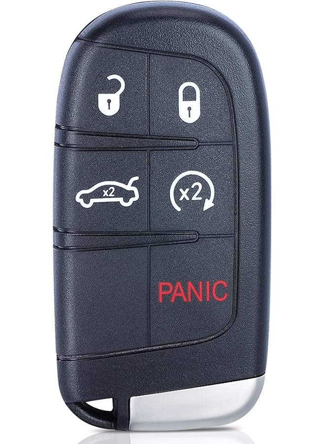 Generic 433Mhz Id46 Chip M3N-40821302 Replacement 4+1 5 Button Smart Remote Key Fob For Chrysler 300 2011-2018  - Image 1