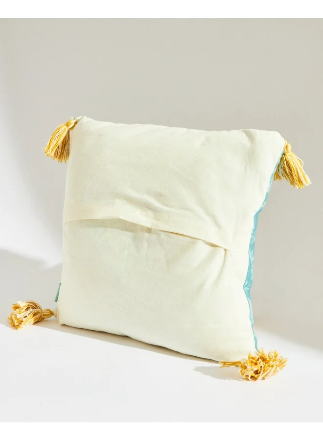 Chumbak Pixel Paisley Ele 16" Cushion Cover