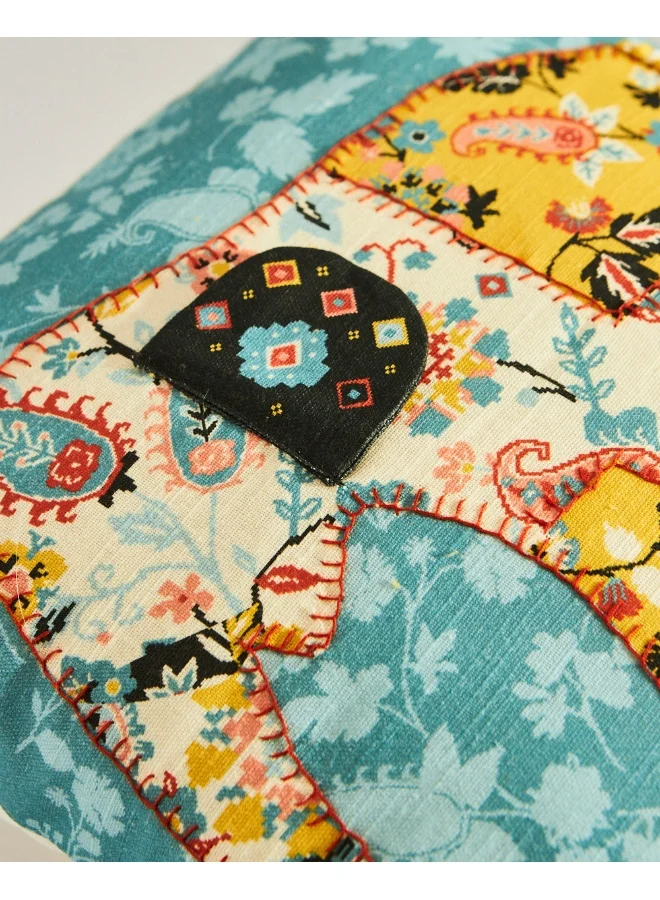 Chumbak Pixel Paisley Ele 16" Cushion Cover