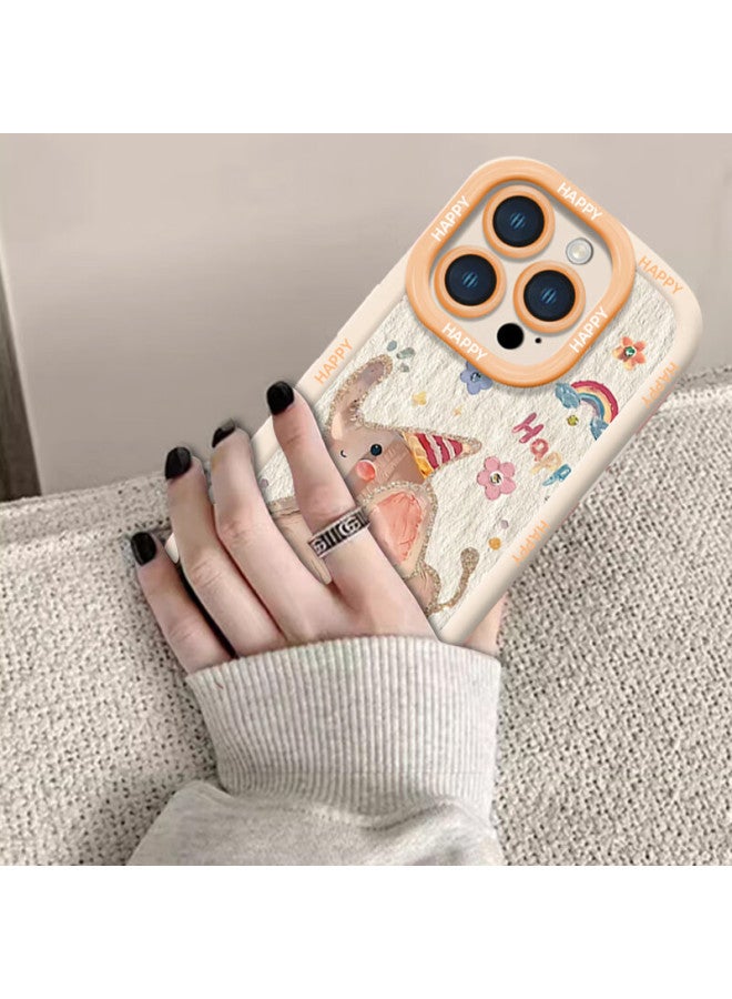 Jiang Ming Jiangming Apple 16Promax Phone Case Iphone 16Promax Protective Cover Full Coverage Lens Anti-Drop Scratch-Resistant Skin-Friendly Soft Shell Internet Celebrity High-End Protective Case Little Elephant - Image 5