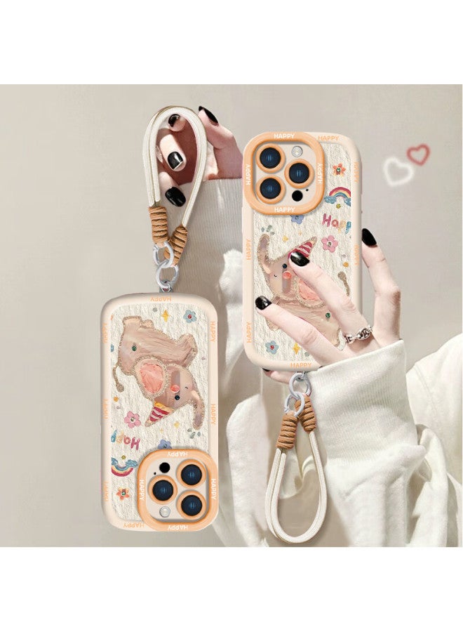 Jiang Ming Jiangming Apple 16Promax Phone Case Iphone 16Promax Protective Cover Full Coverage Lens Anti-Drop Scratch-Resistant Skin-Friendly Soft Shell Internet Celebrity High-End Protective Case Little Elephant - Image 3