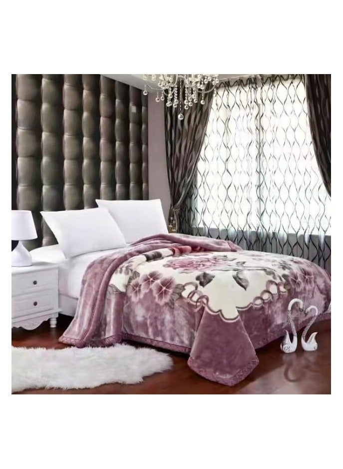 Comfy COMFY SOFT & FLUFFY FLORAL CLOUDY KOREAN BLANKET  - Image 1