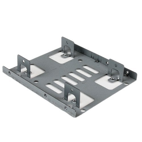 StarTech.com 2.5" to 3.5" SATA Hard Drive Mounting Bracket Kit - Dual SATA SSDs/HDDs Mounting Bracket for Mounting Bay , TAA (BRACKET25X2) - Image 2