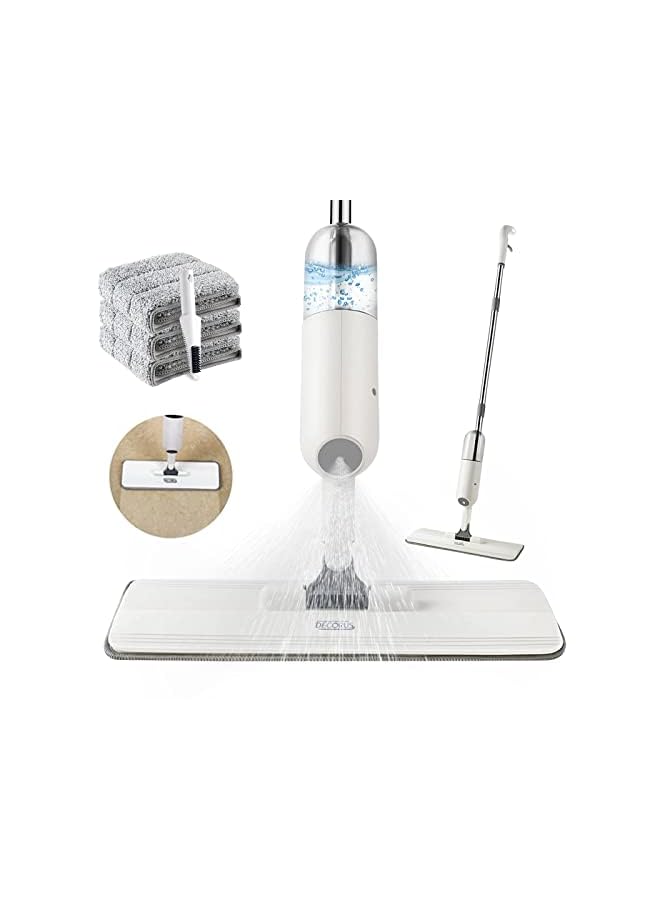 PROMASS for Floor Cleaning Microfiber Spray Mop with Refillable 350ml Water Tank & 3 Washable Pads Flat Mop for Home Kitchen Hardwood Ceramic Tile Marble Household Cleaning Tools - Image 2