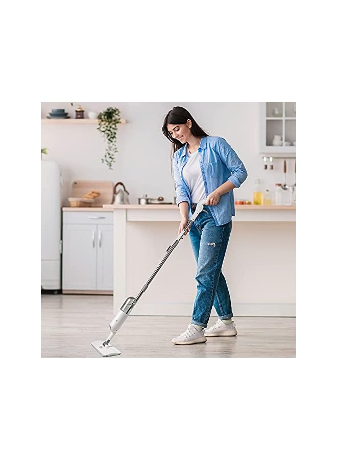 PROMASS for Floor Cleaning Microfiber Spray Mop with Refillable 350ml Water Tank & 3 Washable Pads Flat Mop for Home Kitchen Hardwood Ceramic Tile Marble Household Cleaning Tools - Image 5