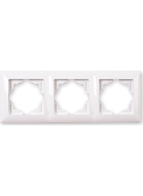 Günsan Elektrik Günsan Visage Triple Frame, White 