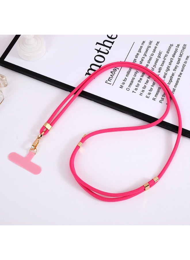 NIBEMINENT Beaded Phone Lanyard, Anti Lost Removable Wrist Strap, Adjustable Nylon Rope Bracelet Pendant, Phone Keychain Lanyard