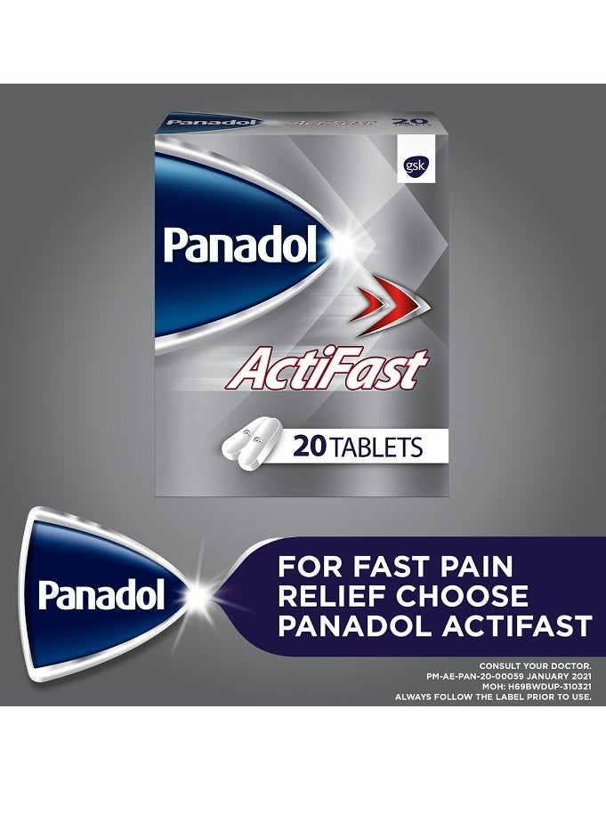 Panadol Actifast 500 mg Tablet 20pcs  - Image 2